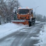 strada chiusa per neve