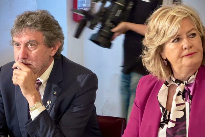 Marco Marsilio e Nicoletta Verì