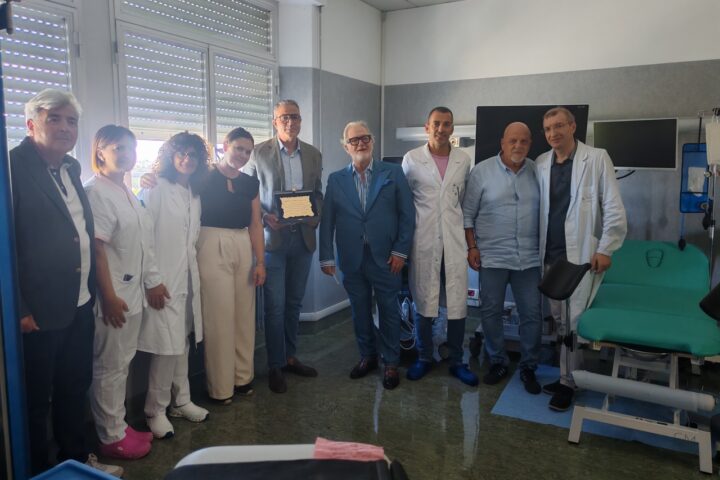 La storica ditta di Martinsicuro ha fatto una donazione all'ospedale di Sant'Omero