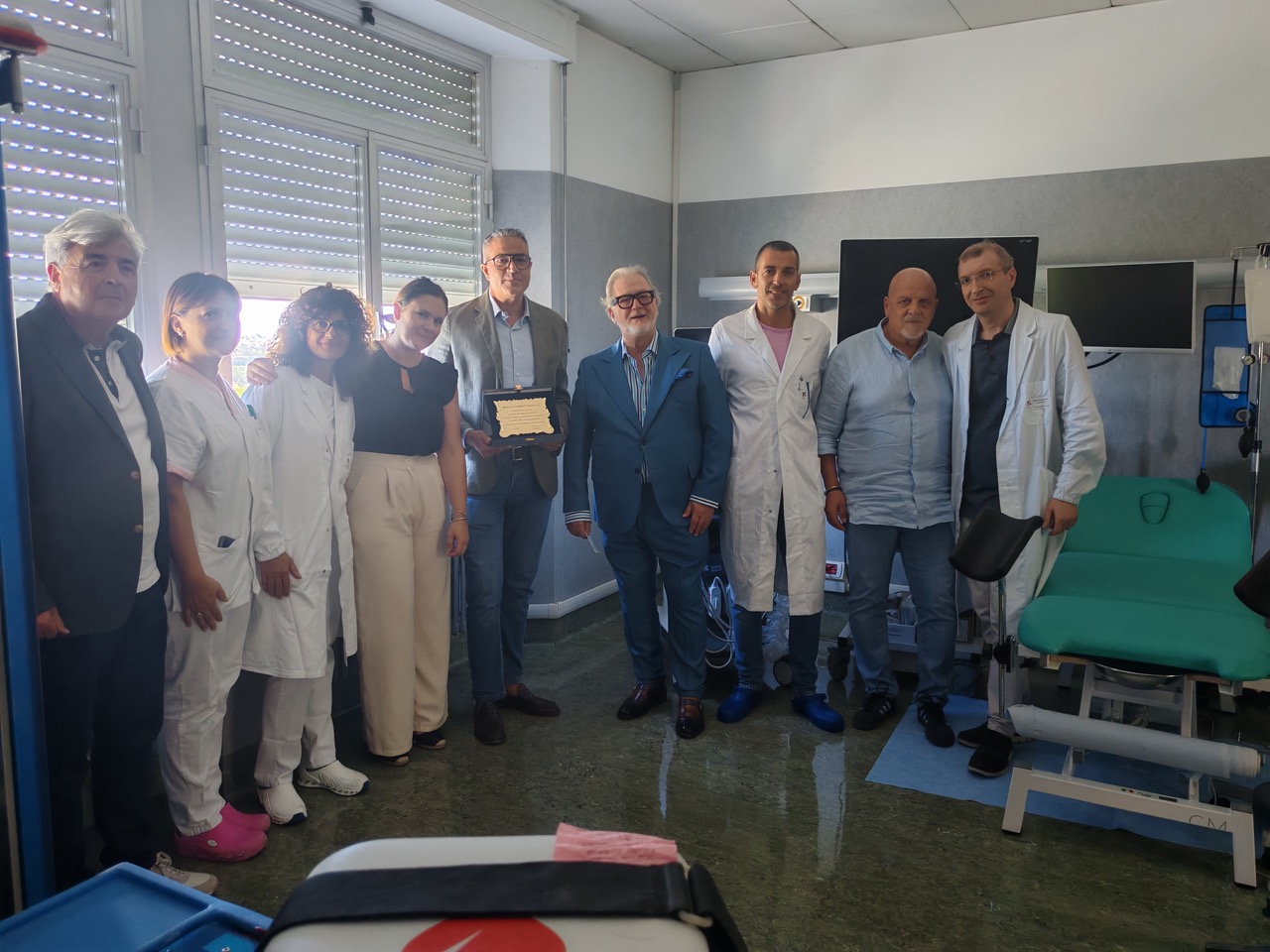 La storica ditta di Martinsicuro ha fatto una donazione all'ospedale di Sant'Omero