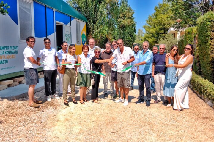 Vasto, inaugurata nuova area sosta camper a Punta Penna, vicino alla riserva di Punta Aderci