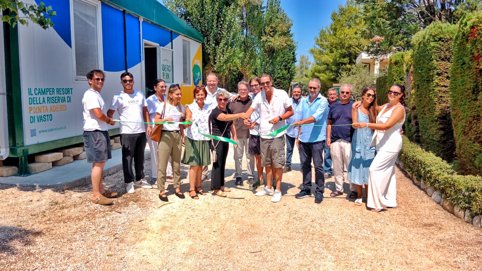 Vasto, inaugurata nuova area sosta camper a Punta Penna, vicino alla riserva di Punta Aderci