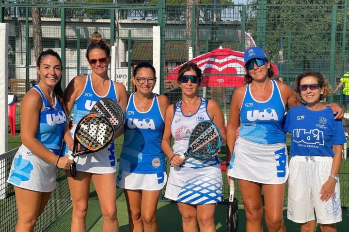La squadra femminile dell’università d’Annunzio vince i campionati nazionali di padel