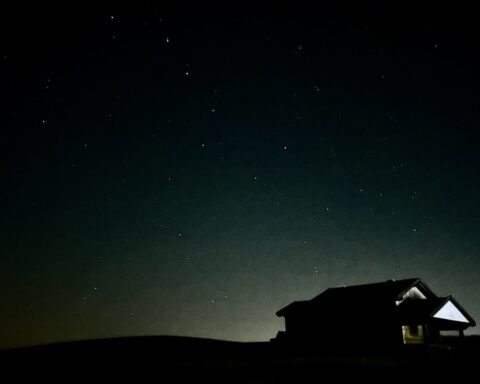 Notte di San Lorenzo dalla Maielletta a Pretoro con chalet