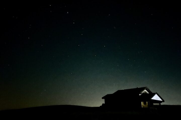 Notte di San Lorenzo dalla Maielletta a Pretoro con chalet