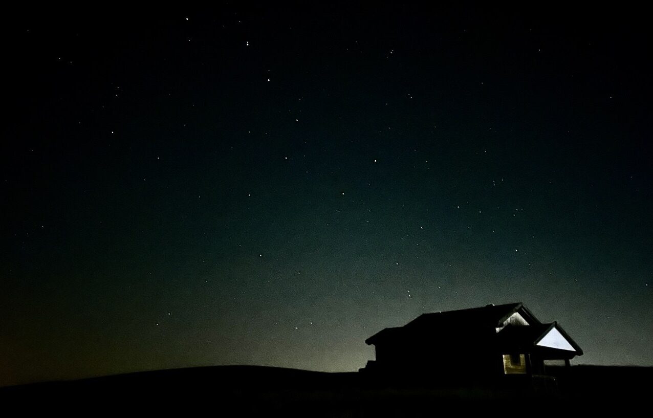 Notte di San Lorenzo dalla Maielletta a Pretoro con chalet