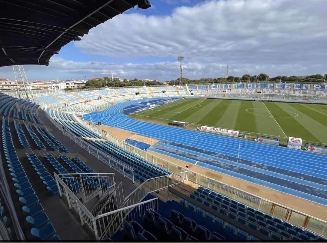 Pescara-Cesena resterà chiusa una parte della Tribuna per problemi strutturali
