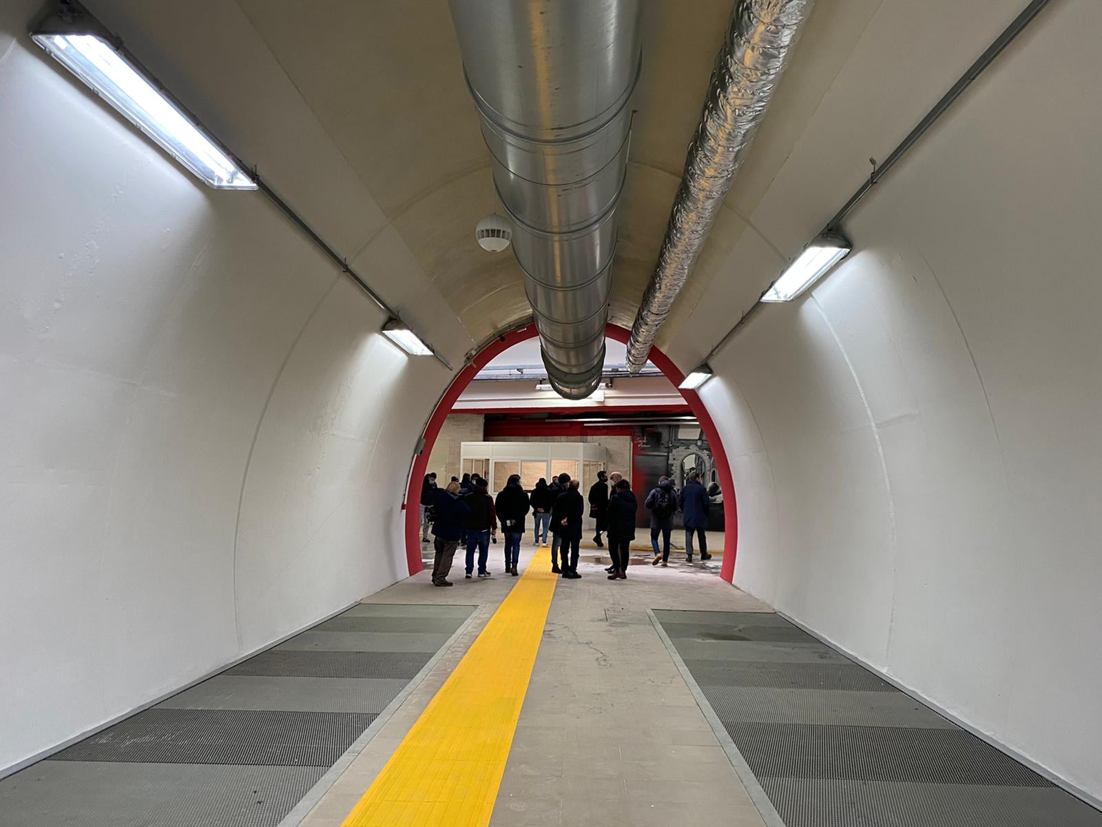 Il tunnel pedonale di Chieti