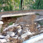 il cantiere fermo di via ricci denunciato dalla Lega di Chieti