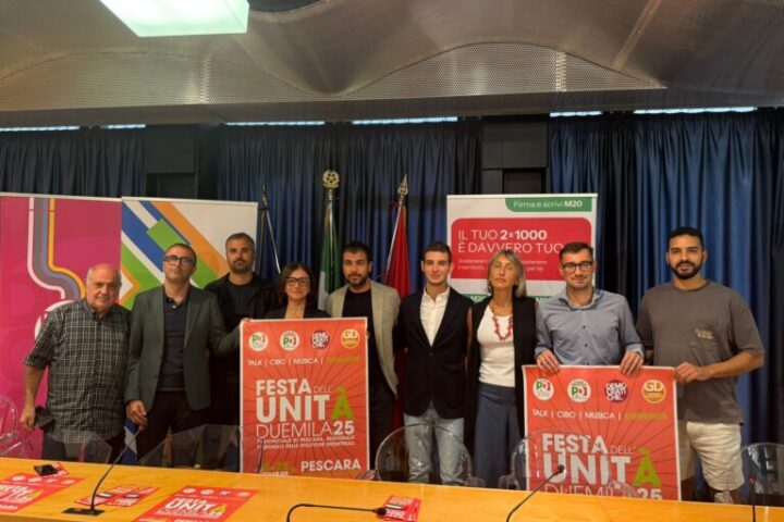 Torna a Pescara, dopo una lunga assenza, la Festa regionale dell'Unità