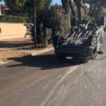 incidente auto si ribalta
