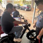 controlli dei carabinieri e bike