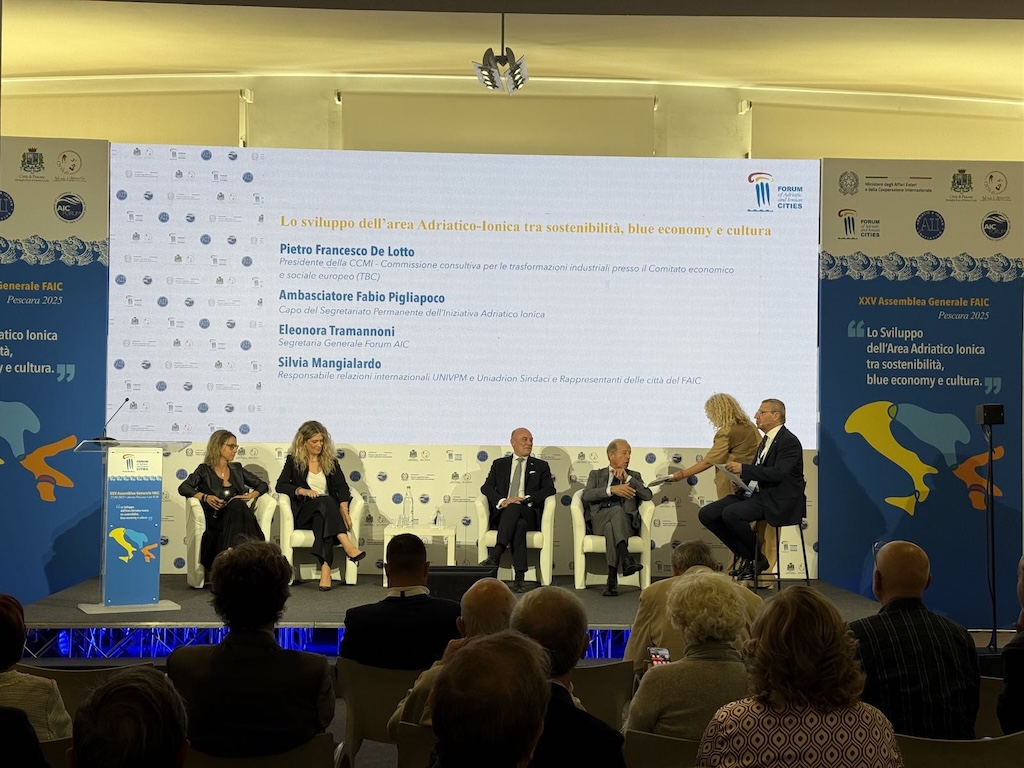 tavola rotonda alla 25esima assemblea del forum adriatico ionico a pescara