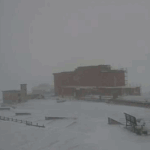 Nevicata diffusa, la notte tra il 1 e il 2 ottobre, a Campo Imperatore