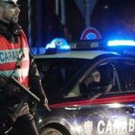 La pattuglia dei Carabinieri della Stazione di Magliano de’ Marsi che ha rintracciato l’uomo fuggito con la vettura in prova
