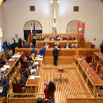 L’Aula del Consiglio regionale d’Abruzzo durante la discussione sul disegno di legge sulle Cooperative di Comunità, con l'abbandono dei lavori da parte delle opposizioni.