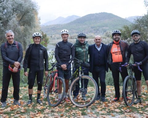 Press tour di quattro giorni per testare il percorso delle ciclovie della transumanza