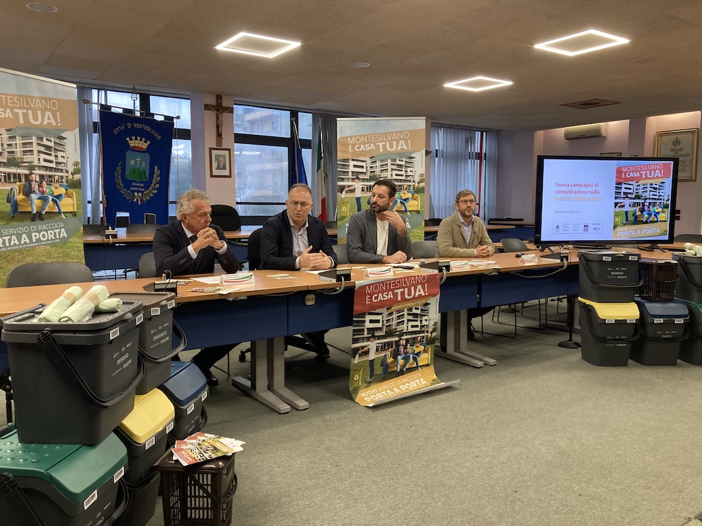 “Montesilvano è casa tua”: al via la campagna di sensibilizzazione per la raccolta differenziata porta a porta