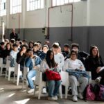 Gli studenti del Liceo Volta di Ortona nella sede della TUA di Lanciano