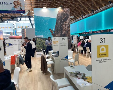 Lo stand dell’Abruzzo alla TTG di Rimini, fiera del turismo