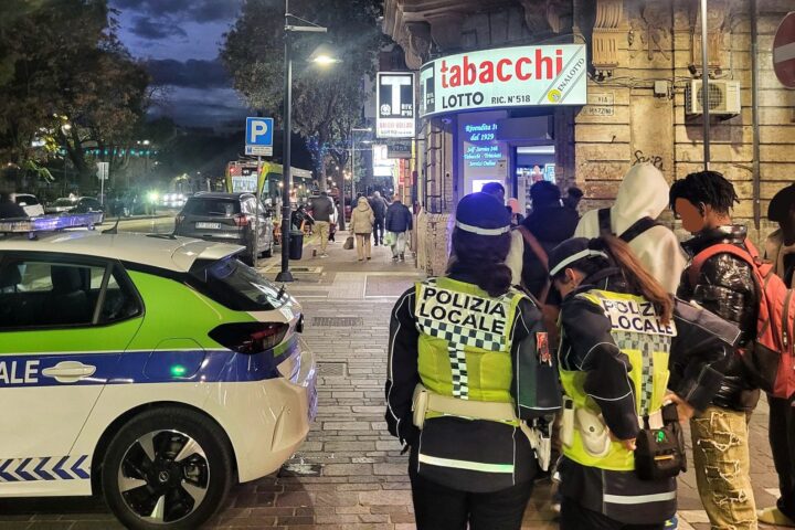 lite in strada con coltello pescara