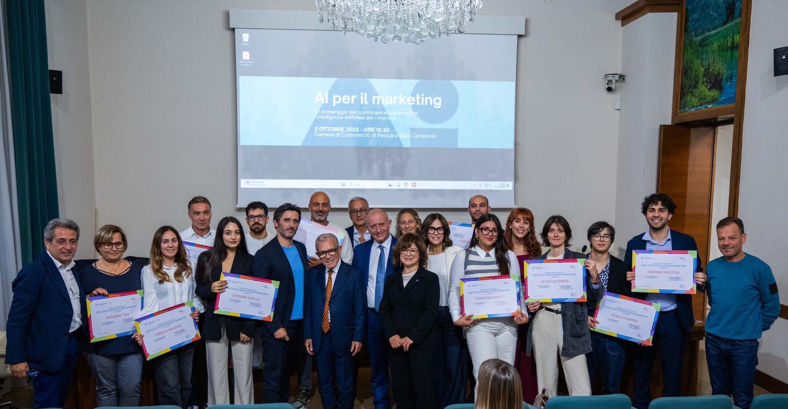 Al via l’XI edizione del Master in digital marketing: dieci borse di studio messe a disposizione dalla Camera di commercio Chieti Pescara