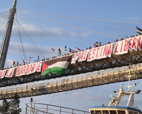 mobilitazione cgil pro palestina pescara