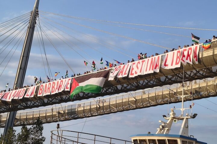 mobilitazione cgil pro palestina pescara