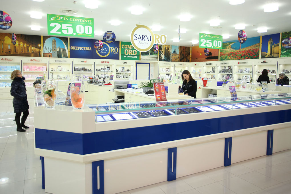 Gioielleria Sarni Oro del Centro Commerciale Il Centauro di Chieti