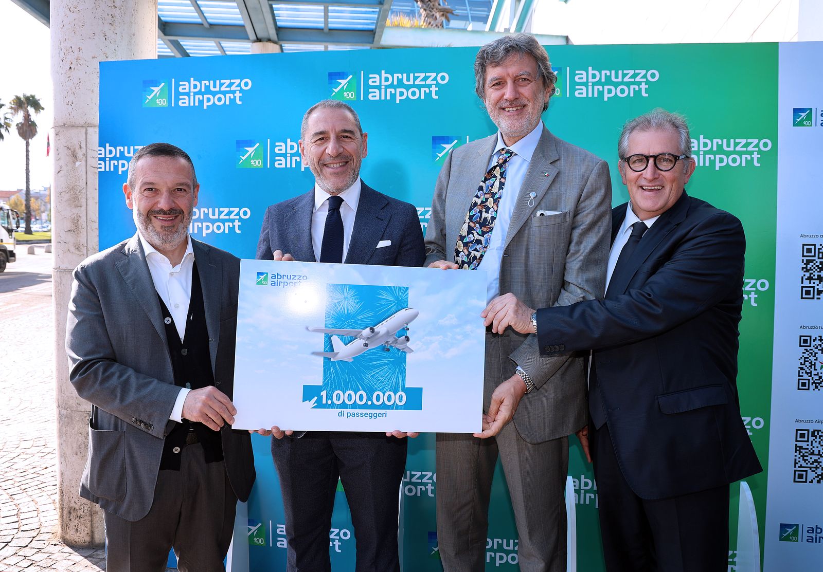 L’Aeroporto d’Abruzzo ha raggiunto il milione di passeggeri