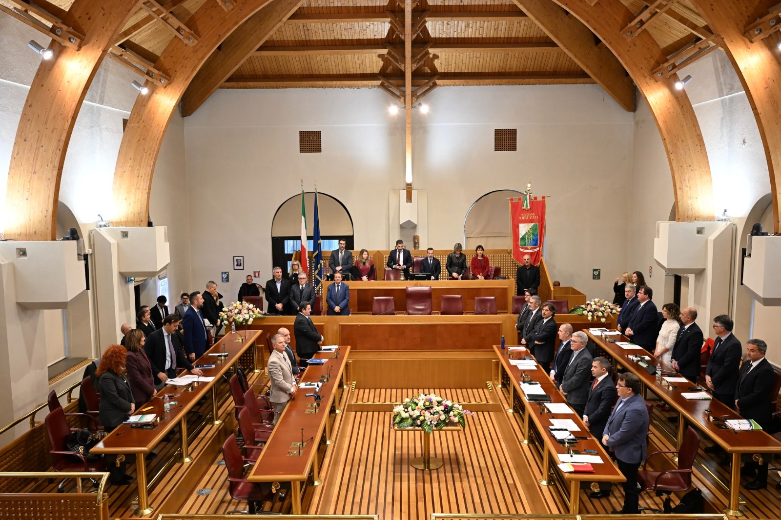 L’Aula del Consiglio regionale d'Abruzzo