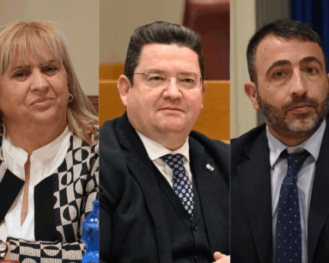 I consiglieri regionali di Fratelli d’Italia Marilena Rossi, Leonardo D’Addazio e il capogruppo Massimo Verrecchia, firmatari della risoluzione sui cibi ultra-formulati. Nella seduta di domani la Quinta Commissione avvierà l’esame del provvedimento