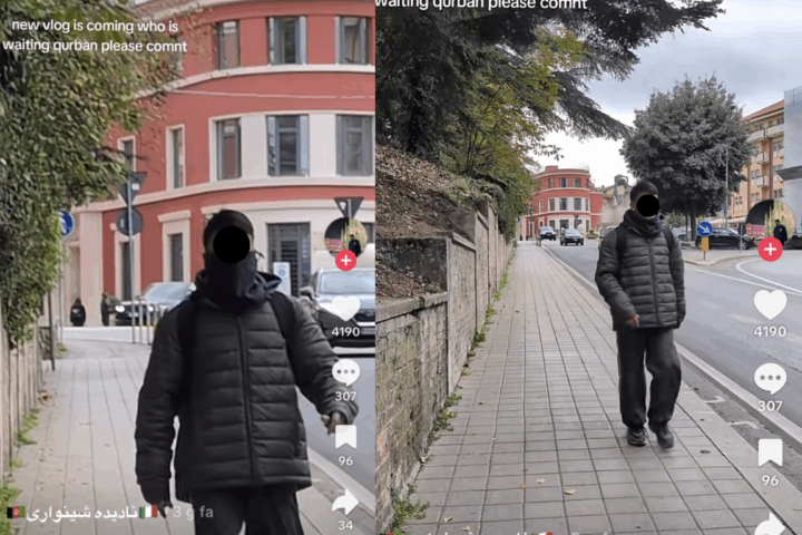 Migranti L'Aquila TikTok