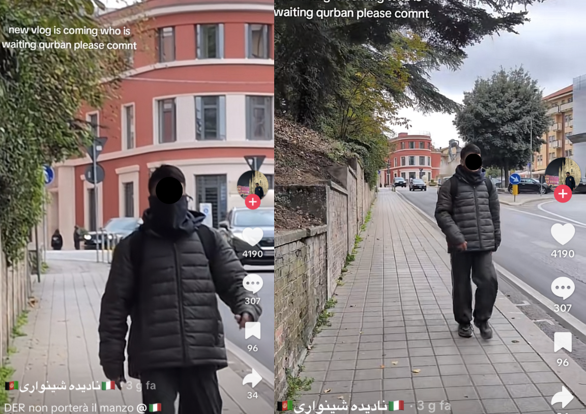 Migranti L'Aquila TikTok