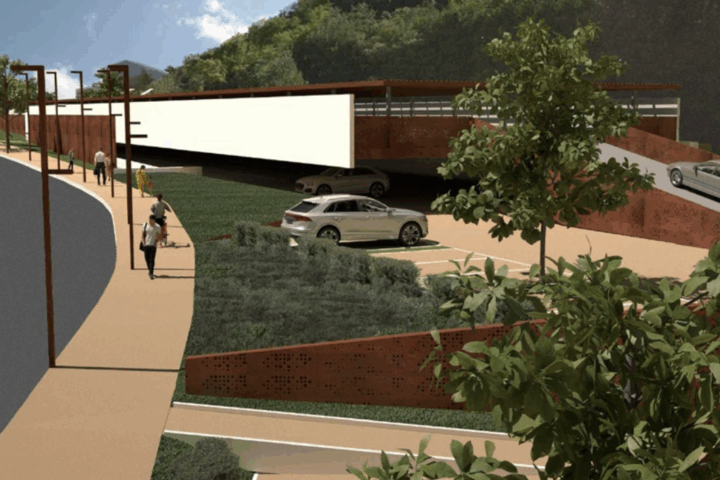 parcheggio viale della Croce Rossa L’Aquila