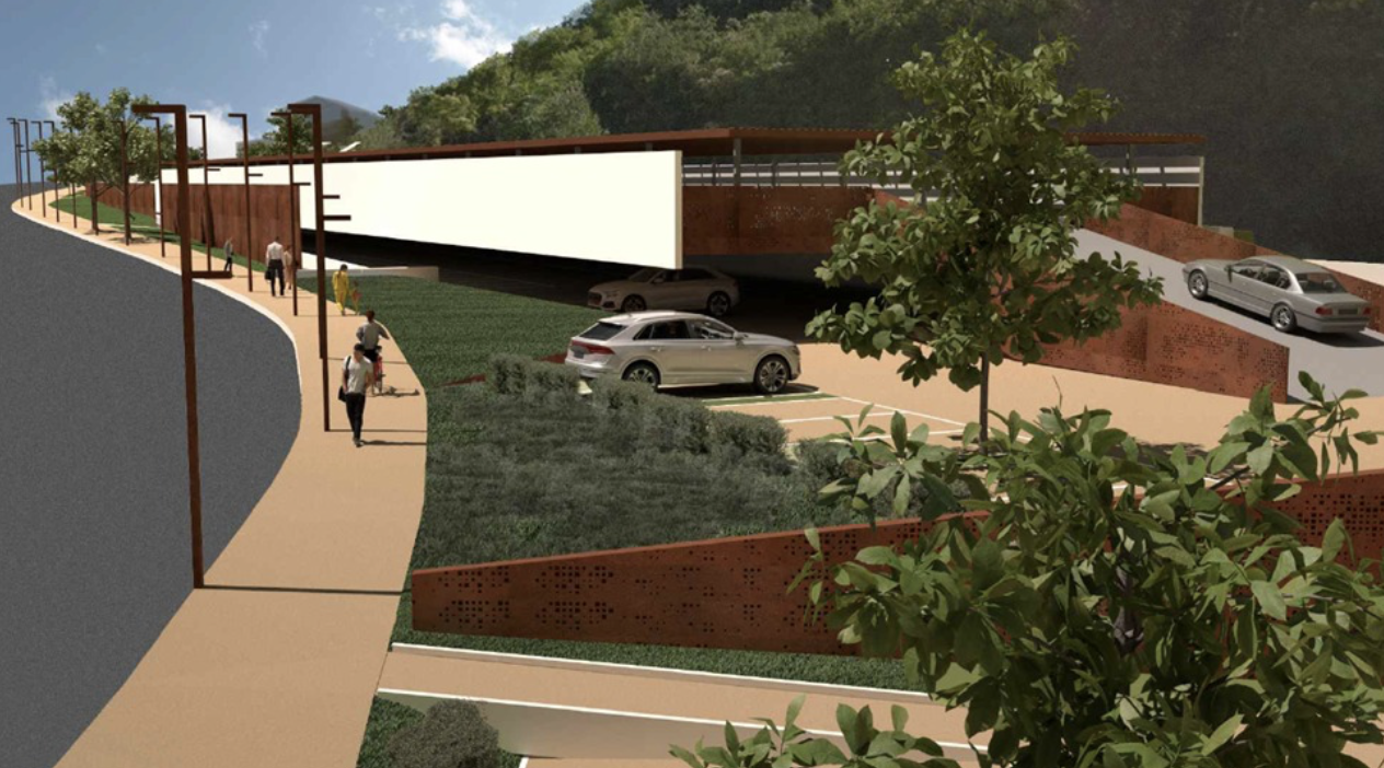 parcheggio viale della Croce Rossa L’Aquila