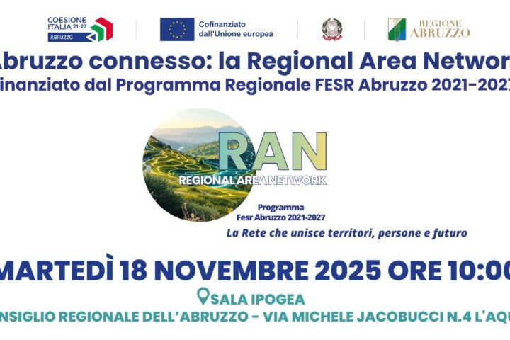 Presentazione all’Aquila della Regional Area Network