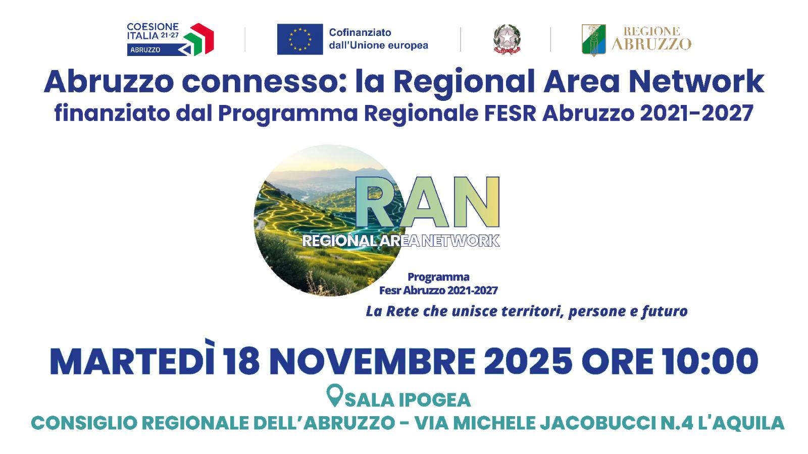 Presentazione all’Aquila della Regional Area Network