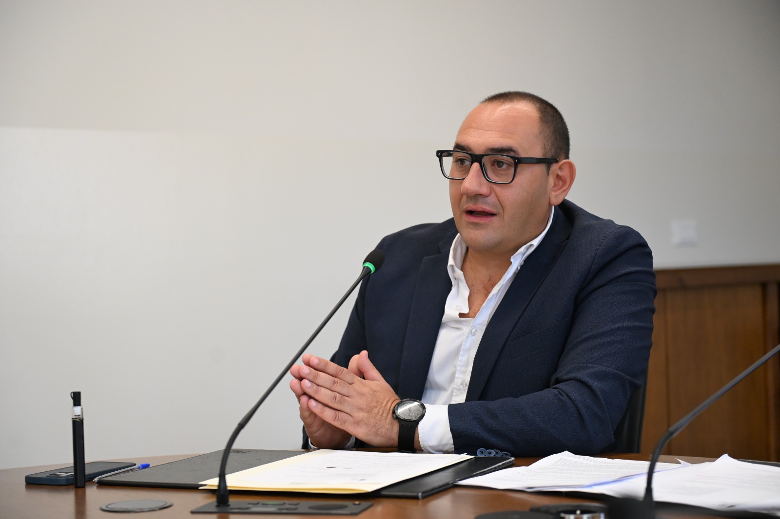 Il Vicepresidente della Regione Abruzzo e assessore con deleghe all'agricoltura, ambiente, parchi e riserve naturali, Emanuele Imprudente