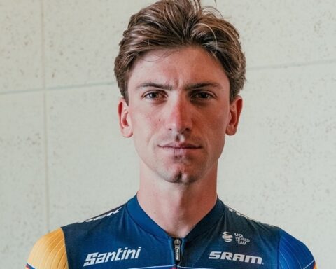 Il ciclista pescarese Giulio Ciccone