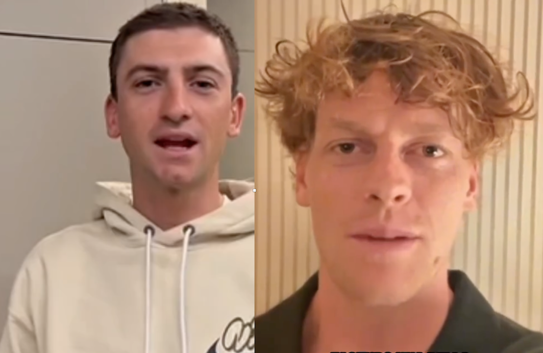 Video messaggio di Giulio Ciccone e Jannik winner alla Festa degli auguri del Circolo Tennis Chieti