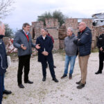 Sopralluogo del Presidente e Commissario Marco Marsilio, sul luogo della frana di Bucchianico