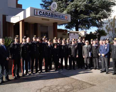 Il Generale Masciulli in rivisita alla Compagnia Carabinieri di Vasto