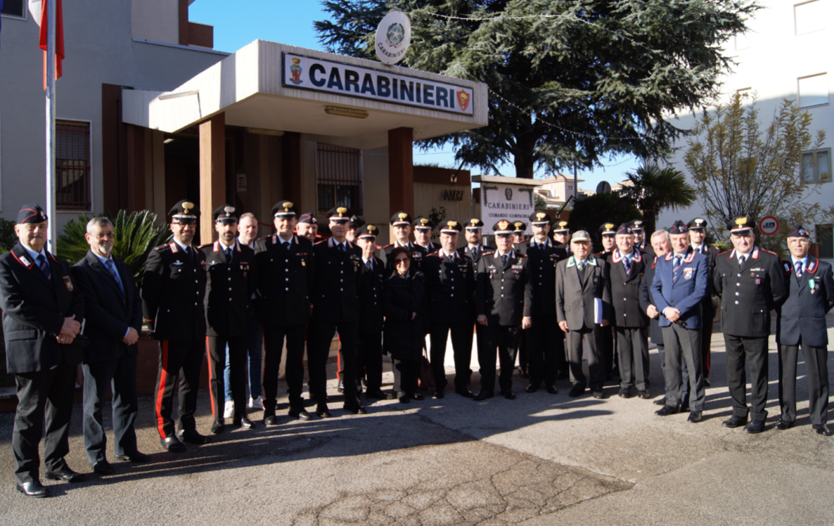 Il Generale Masciulli in rivisita alla Compagnia Carabinieri di Vasto