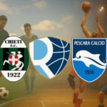 Chieti Calcio, Liofilchem Roseto, Pescara Calcio