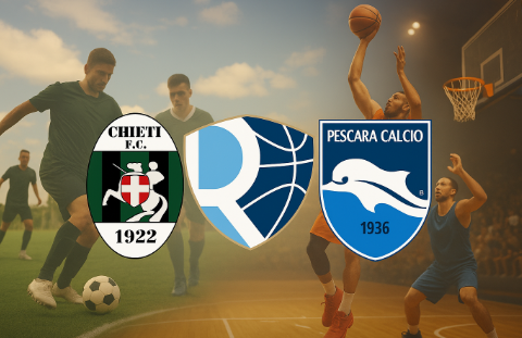 Chieti Calcio, Liofilchem Roseto, Pescara Calcio