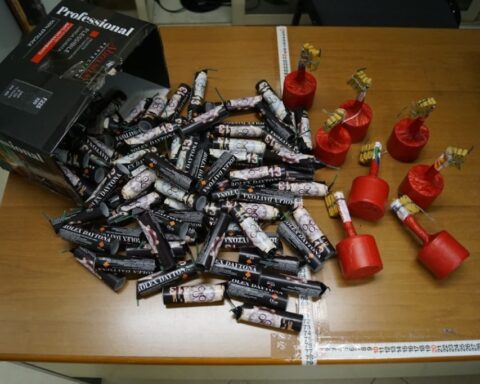 ordigni artigianali materiale esplodente sequestrato a pescara