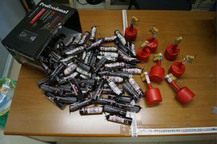 ordigni artigianali materiale esplodente sequestrato a pescara