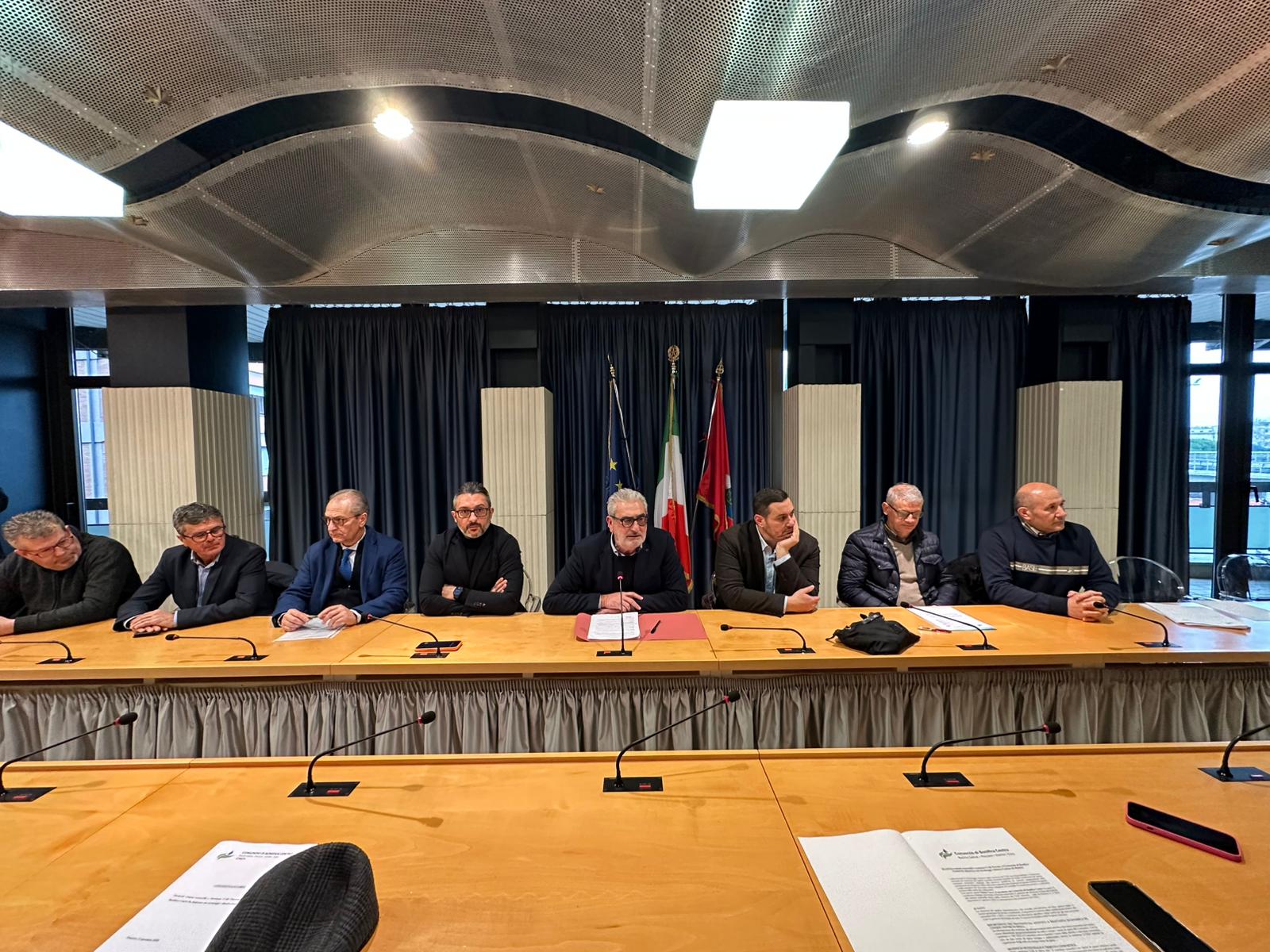 Conferenza stampa consorzio bonifica centro