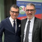 Graziano Di Costanzo, responsabile Economia del Partito democratico Abruzzo, insieme a Luciano D’Amico, leader del Patto per l'Abruzzo. Lo scatto, in un contesto di iniziativa politica, accompagna la presa di posizione del Pd contro la lettura definita “autocelebrativa” della maggioranza sui dati CGIA.